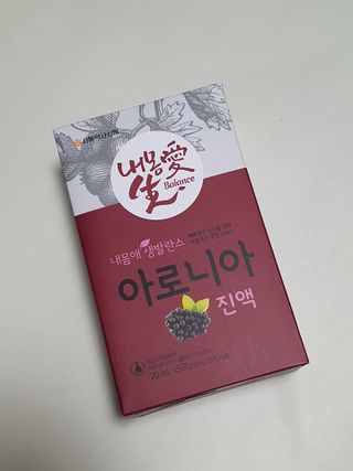 서울약사신협_내몸애생발란스아로니아_70ml x 30포 — 5점을 준 리뷰어가 2021년 7월 올린 사용 사진