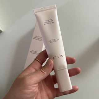 프리마인 선크림만 바꿨을 뿐인데 매일 물 2L챙겨먹고 기초케어 완벽하게 한 물빛피부 완성,셀라브UV프로텍터 — 5점을 준 리뷰어가 2023년 6월 올린 사용 사진