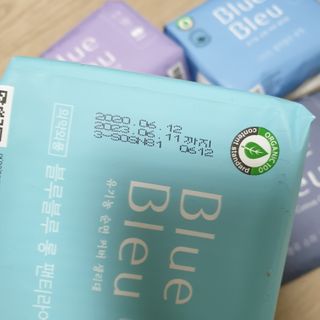 블루블루 유기농 순면 커버 생리대 — 5점을 준 리뷰어가 2021년 1월 올린 사용 사진
