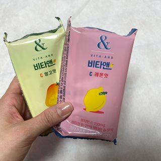 비타앤C 레몬맛, 망고맛 — 5점을 준 리뷰어가 2021년 4월 올린 사용 사진