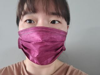 에어에이드 컬러 덴탈 마스크 — 5점을 준 리뷰어가 2021년 8월 올린 사용 사진