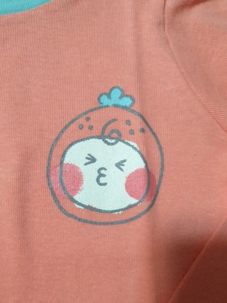 유비맘 캔디팡팡 내의/내복 상하 세트 — 5점을 준 리뷰어가 2021년 3월 올린 사용 사진