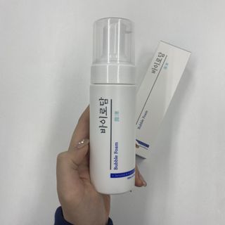 [바이로담] 저자극 약산성버블 폼 폼클렌징 150ml — 5점을 준 리뷰어가 2021년 3월 올린 사용 사진