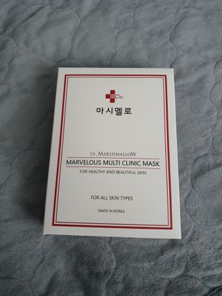 닥터마시멜로 마블러스 멀티 클리닉 마스크 — 4점을 준 리뷰어가 2021년 4월 올린 사용 사진