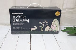 참앤들황토농원 국내산 흑염소를 정성스럽게 담은, 프리미엄 흑염소 진액 70ml x 30포 1박스 — 5점을 준 리뷰어가 2023년 1월 올린 사용 사진