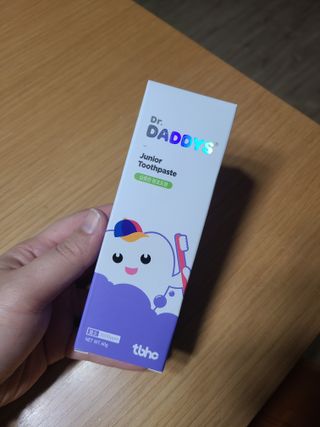 닥터데디스 안심불소 튼튼치약(청포도, 민트 중 택 1) 60g + 여행용 미니 치약 15g — 5점을 준 리뷰어가 2022년 7월 올린 사용 사진
