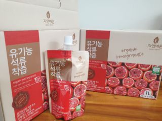 자연에온 유기농 석류 착즙 100mL 10개입 2BOX — 5점을 준 리뷰어가 2020년 12월 올린 사용 사진
