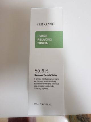 나나스킨 하이드로릴렉싱토너 — 5점을 준 리뷰어가 2021년 4월 올린 사용 사진