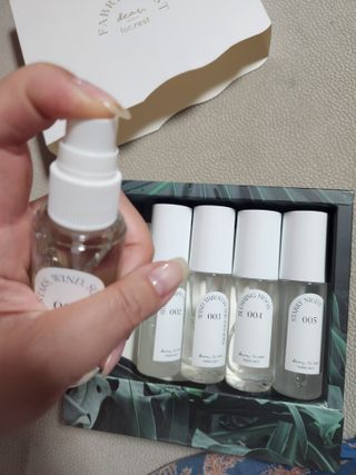 디어포레스트 [5개세트] 숲속의 하루 패브릭미스트 (섬유향수/ 룸스프레이) 50ml 5개 — 5점을 준 리뷰어가 2022년 9월 올린 사용 사진