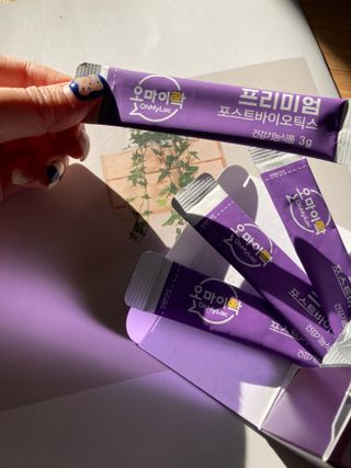[유산균] 오마이락 프리미엄 포스트바이오틱스 30P — 5점을 준 리뷰어가 2022년 11월 올린 사용 사진