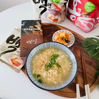 [풀무원] 자연은맛있다 정면, 백면, 홍면  세트 — 5점을 준 리뷰어가 2021년 4월 올린 사용 사진