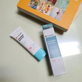 리더스코스메틱 리더스 카밍 바이오틱스 선 에센스 SPF 50+ PA++++ — 5점을 준 리뷰어가 2022년 7월 올린 사용 사진