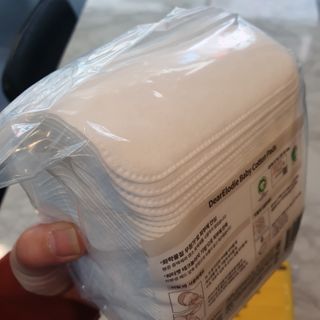 디어엘로디 프리미엄 유기농 베이비 솜티슈 40매 3 + 1 PACK — 5점을 준 리뷰어가 2021년 2월 올린 사용 사진