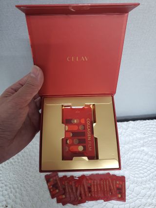 프리마인 귀족의 콜라겐, 92배 흡수율. 럭셔리 프리미엄 셀라브 콜라겐필름 30매 — 5점을 준 리뷰어가 2022년 4월 올린 사용 사진