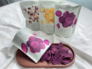 딜라이트 프로젝트 바삭한 원물칩 3종 고구마칩, 자색고구마칩, 느타리버섯칩 [총 6봉지] — 5점을 준 리뷰어가 2022년 3월 올린 사용 사진