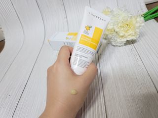 랑벨 비타 에너지 잡티 크림 75ml (피부 속 기미완화크림) — 5점을 준 리뷰어가 2022년 6월 올린 사용 사진