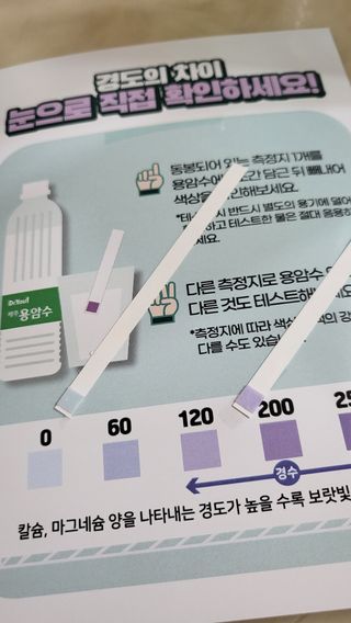 닥터유 제주용암수 닥터유 용암수 — 5점을 준 리뷰어가 2021년 11월 올린 사용 사진