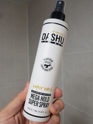 다슈코리아 다슈 포 맨 프리미엄 메가 홀드 슈퍼 스프레이 250ml — 4점을 준 리뷰어가 2021년 4월 올린 사용 사진