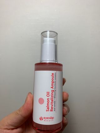 아이앤립 / EYENLIP 아이앤립 연어오일 리바이탈라이징 앰플 — 5점을 준 리뷰어가 2021년 3월 올린 사용 사진