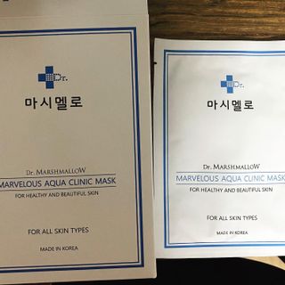 닥터마시멜로 닥터마스멜로 마블러스 아쿠아 클리닉 마스크 — 4점을 준 리뷰어가 2021년 6월 올린 사용 사진