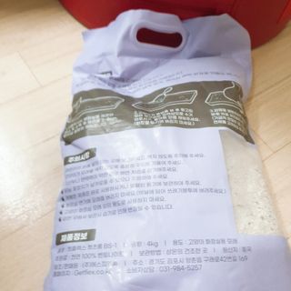 겟플렉스 켓플렉스 캣츠룸BS-1 고양이모래 4kg — 5점을 준 리뷰어가 2021년 1월 올린 사용 사진