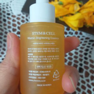 체르엠 스템앤셀 비타민 브라이트닝 에센스 30ml 1개 — 4점을 준 리뷰어가 2022년 4월 올린 사용 사진