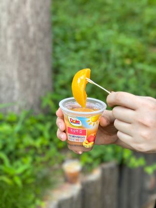 돌 MF[Dole] 파인애플컵/망고컵/복숭아컵 198g 6입X1박스 (맛 1가지 랜덤 발송) — 4점을 준 리뷰어가 2023년 6월 올린 사용 사진