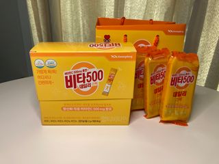 광동생활건강 [광동] 비타500데일리스틱 70포+쇼핑백+구미3개 — 5점을 준 리뷰어가 2022년 1월 올린 사용 사진