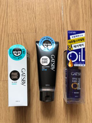 [갸스비] 명불허전, 남성을 위한 브랜드 갸스비의 올인원, 폼클렌징, 헤어오일 3종 — 5점을 준 리뷰어가 2021년 3월 올린 사용 사진