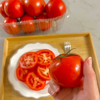 레드닥터 완숙토마토 + 통째로 동결건조한 대추방울토마토 — 5점을 준 리뷰어가 2022년 12월 올린 사용 사진