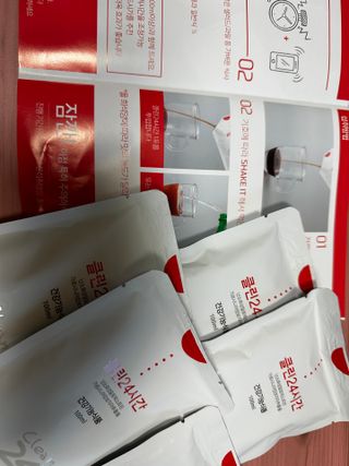 클린24시간 1BOX(5포) + 전용보틀(500ml) — 4점을 준 리뷰어가 2023년 6월 올린 사용 사진