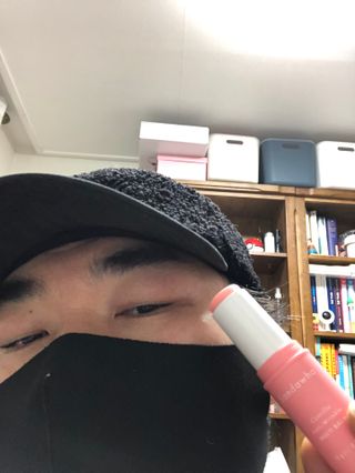 스킨큐어 산다화 카멜리아 안티 링클 멀티밤 — 5점을 준 리뷰어가 2022년 11월 올린 사용 사진