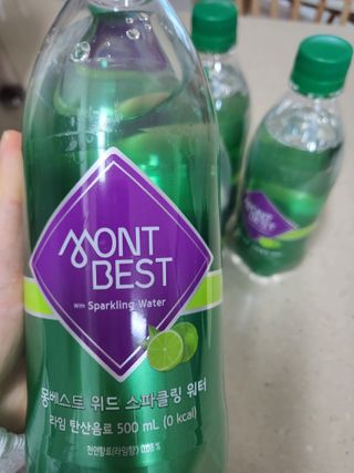 몽베스트 Montbest with Sparkling water Lime20병 — 5점을 준 리뷰어가 2022년 9월 올린 사용 사진