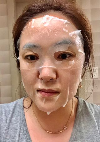 Dr.느루벗 느루벗 EGF FGF 스킨 리커버리 마스크 10장 — 4.5점을 준 리뷰어가 2021년 3월 올린 사용 사진