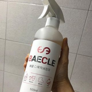 소담스퀘어 상암 장바이오텍(주)  배클 다목적 세정제 — 5점을 준 리뷰어가 2022년 12월 올린 사용 사진