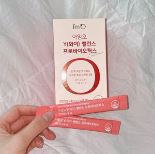 [질 유래 특허 유산균] 아임오 이너밸런스 프로바이오틱스 1박스 [30포] — 3.5점을 준 리뷰어가 2023년 3월 올린 사용 사진
