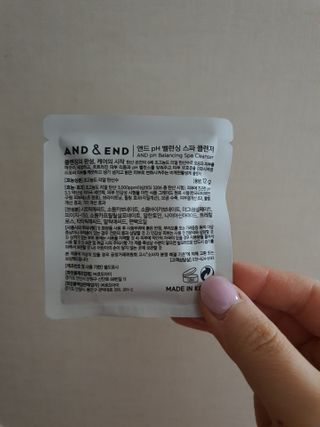 앤앤드 앤드앤엔드 pH 밸런싱 스파클렌저 — 4점을 준 리뷰어가 2021년 2월 올린 사용 사진
