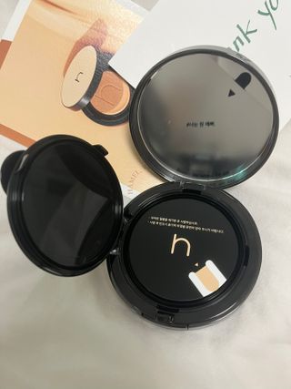 하멜 비건 아쿠아 글로우 제로핏 쿠션 — 3.5점을 준 리뷰어가 2022년 8월 올린 사용 사진
