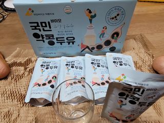 국민바이오 약콩두유 — 4점을 준 리뷰어가 2022년 5월 올린 사용 사진