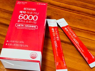 메타아르기닌 GC녹십자웰빙 메타 아르기닌 6000 플러스 오르니틴 — 5점을 준 리뷰어가 2022년 5월 올린 사용 사진