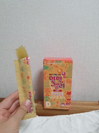 다나음 180도 칼슘젤리+아연면역젤리 — 5점을 준 리뷰어가 2021년 12월 올린 사용 사진