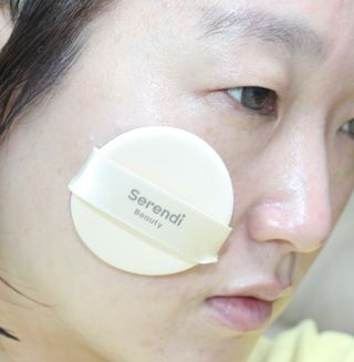 세렌디뷰티 퍼펙트 에어리 커버 쿠션 — 5점을 준 리뷰어가 2021년 6월 올린 사용 사진