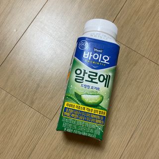 LIVE 매일바이오 알로에 드링킹 요거트 — 5점을 준 리뷰어가 2022년 4월 올린 사용 사진