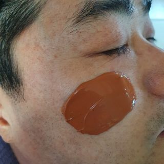 약손명가코스메틱 심결 깨어나는 맑음 팩 — 4점을 준 리뷰어가 2021년 2월 올린 사용 사진
