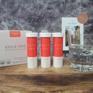 [슬림드랍 석류맛] 건기식 다이어트 보조제 겸 비타민 — 5점을 준 리뷰어가 2022년 1월 올린 사용 사진