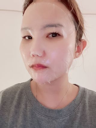 체르엠 그린 케비어 더블워터 마스크팩 5매입  2팩 — 4점을 준 리뷰어가 2021년 11월 올린 사용 사진