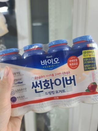 LIVE 매일바이오 썬화이버 드링킹 요거트 — 5점을 준 리뷰어가 2022년 8월 올린 사용 사진