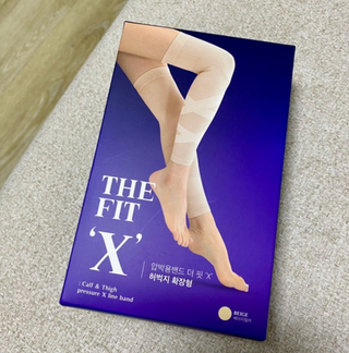 땡스마이레그 더핏X 압박밴드 허벅지확장형 — 4점을 준 리뷰어가 2022년 8월 올린 사용 사진