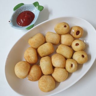 Dog&Ball 독앤볼 [Dog&Ball] 미니찹쌀볼도그 찹쌀치즈볼 — 5점을 준 리뷰어가 2021년 8월 올린 사용 사진