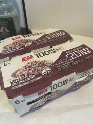 [구매평]양반 동원 양반 100밥 오미밥, 130g, 12개 — 5점을 준 리뷰어가 2025년 4월 올린 사용 사진